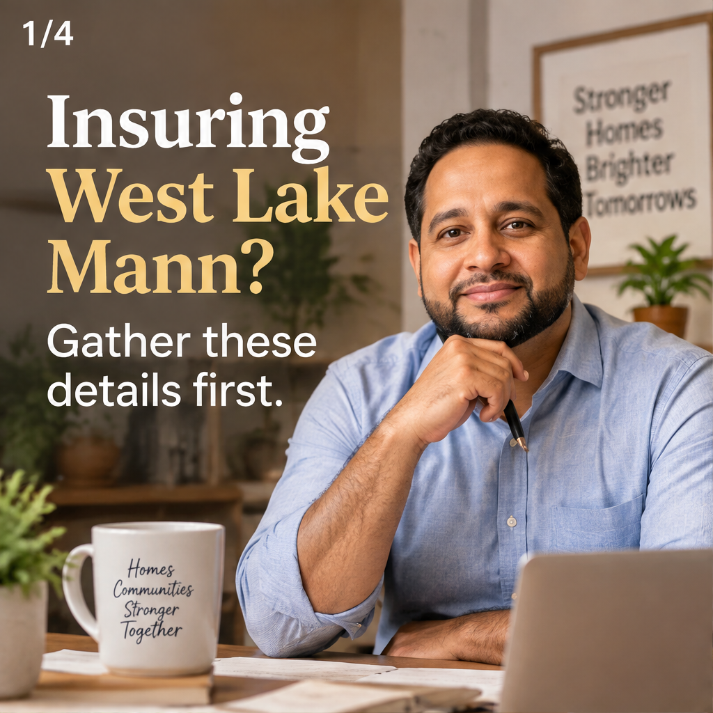 Insuring West Lake Mann? Gather These Details First